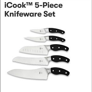iCook™ 5-Piece Knifeware Set- New unused